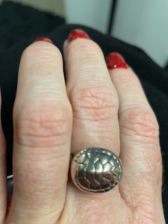 Mignon Faget Jewelry - Vintage Mignon Faget Tortoise sterling Silver Ring - size 8